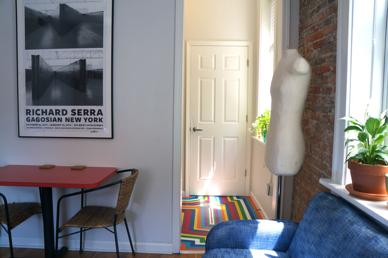 Illustration for article titled DIY: How To Give Your Apartment A Bold New Floor For Less Than $100